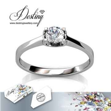 Destiny Jewellery Crystal From Swarovski Caring Brilliant Ring